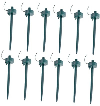 YARNOW 12 Pezzi irrigatore Automatico per Piante annaffiatoio Piante da Appartamento Tappi per Fori di irrigazione a Goccia pianta annaffiatoio Automatico Innaffiatoio Automatico Green