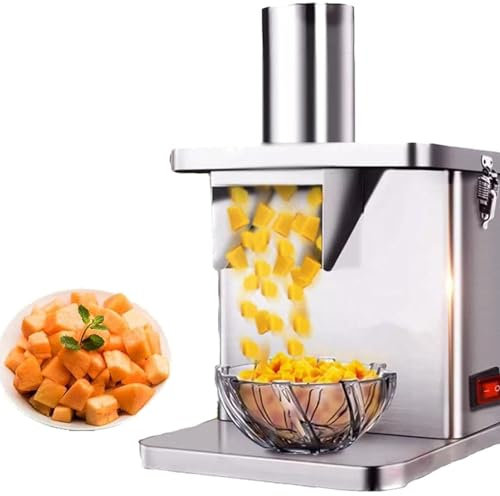 Licuadora y picadora de alimentos para cocina, picadora eléctrica de verduras, procesadora de alimentos y licuadora, acero inoxidable 304, aproximadamente 50 kg en media hora, para cantinas, tiendas