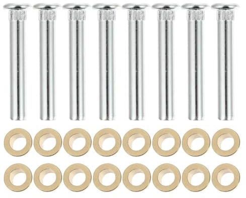 GLEAVI 8pezzi Kit Riparazione Cerniere Portiera Auto Spilli e Bussole Compatibile Per Sostenere e Stabilizzare