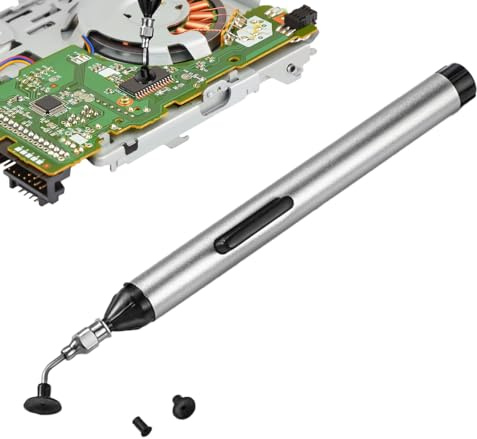 Generisch ESD-Safe Extractor de chip IC para electrónica, componentes SMD y piezas ópticas | Pines de conmutación antiestática con boquillas intercambiables, Silver 939 Suction Pen, Siehe Beschreibung