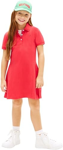 Tommy Hilfiger Pleated Polo Dress SS Kg0kg08342 Robes Fille (Lot de 1)