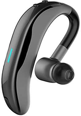 Angoily Auricolari Wireless Auricolari Sportivi Gancio Auricolare Design Ergonomico e Comfort per Uso Quotidiano e Guida Capacità 170mah Abs Silicone Metallo