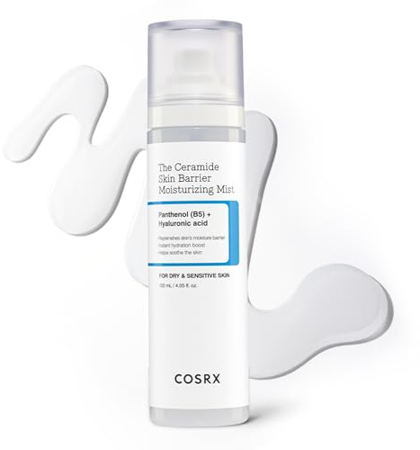 COSRX Barrier Cream Face Mist - Milky Toner with Ceramide & Hyaluronic Acid, Hydrating and Soothing Facial Spray for All Skin Types, 4.06 fl.oz, Korean Skin Care