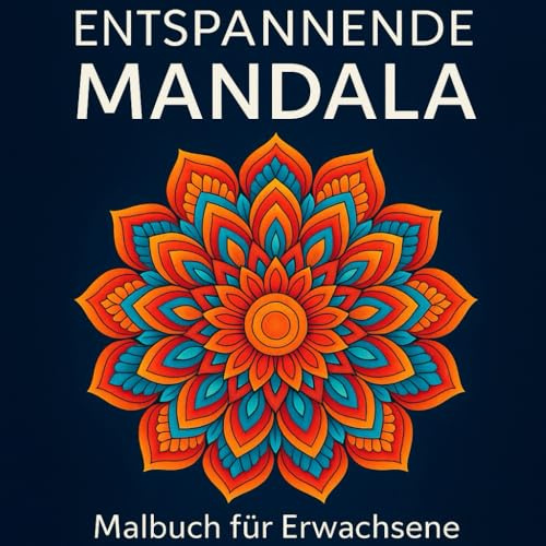 Mandala Malbuch für Erwachsene – Entspannung & Stressabbau durch kreatives Ausmalen: 50 wunderschöne Mandalas für innere Ruhe, Achtsamkeit und ... – ideal zum Abschalten, Relaxen & Meditieren