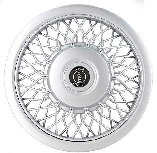 AutoStyle 4er Set Radzierblenden Classic 15-Zoll Silber