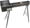 Fornacella canaletta barbecue per arrosticini 100 cm in ferro con testa 27x37 cm piedi staccabili originale Abruzzese con OMAGGIO