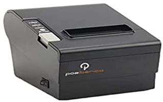 Posiberica Thermodrucker P80 Plus-USL USB/RS232/LAN schwarz - Terminal (Thermo, POS Printer, 24 x 24 mm, 250 mm/s, 203 x 203 DPI, 72 x 813 mm)