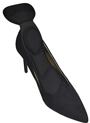 TERNOS - Plantillas Fascitis Plantar Mujer, Plantillas Mujer Tacones, Taloneras para Zapatos, Protecciòn de los talones (Negro)