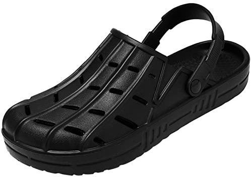 Zoccoli da uomo, taglie forti, leggeri, traspiranti, da spiaggia, piscina, doccia