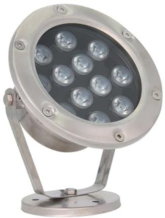 Foco De Piscina - Lámpara LED De Iluminación Subacuática, Luz Subacuática Para Piscina De 12VLED, Luz De Estanque Giratoria Impermeable IP68 Para Jardín, Estanques, Foco De Paisaje De Fiesta(Color:Blu