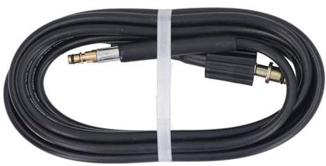 Qcwwy Pressure Washer Hose,5800PSI M22 and Plug Rubber Power Washer Water Hose Cleaning Machine High Pressure Water Pipe for Car Home Cleaning (5m/16.4ft)