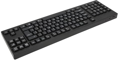 Yctze Clavier Ergonomique pour Gaucher avec 109 Touches, Connexion Micro USB et pavé Numérique Gauche, Clavier de Bureau Plug and Play pour Les Travaux Professionnels, de comptabilité