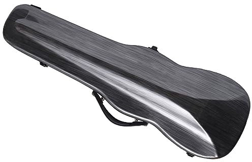 LyzqxHL Geigentaschen und -Koffer, Geigenkoffer in voller Größe, Leichter, Stabiler Geigen-Hartschalenkoffer, tragbar, Geigen-Hartschalenkoffer aus Verbundkarbonfaser mit integriertem Hygrometer(1/2)