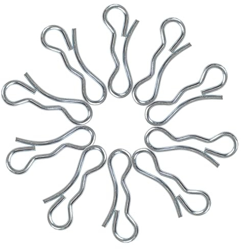 JoJoiasTop 10 Pack 714-04040 Cotter Pin 5/16” Replacement for Husqvarna 532194208, Cub Cadet MTD Troy-Bilt Craftsman 194208 Ryobi Husqvarna 532194208 for 714-04040 71404040 714-0104