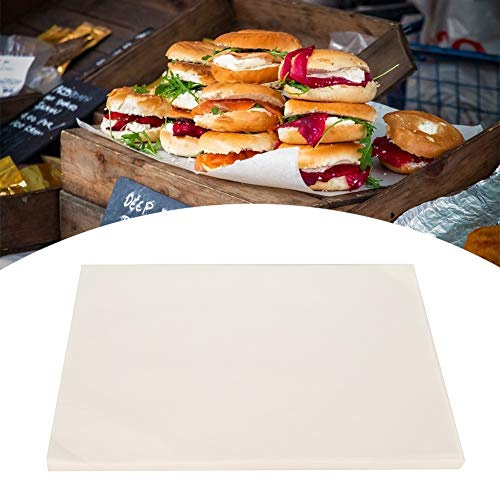 Nikou 480 hojas para hornear de grado alimenticio, alfombrilla de papel de absorción de aceite para pasteles, pan, pastelería, cocina, barbacoa, papel de hornear, almohadilla para hornear, 30 x 40 cm