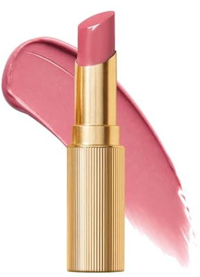 CHALLANS DE PARIS ROUGE de BIJOU Jewel Shine Lipstick – 274 ROSEA | Rosy Pink-Beige, Glossy Shine, Comfortable Hydration, Jewel Complex with Diamond • Ruby • Pearl Powders