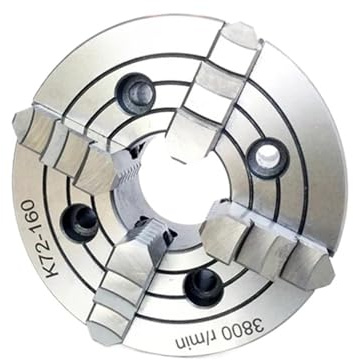 Mandrino indipendente a quattro griffe K72-160 Mandrino for tornio manuale da 160 mm for tornio da banco di piccole dimensioni