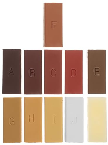 GOOHOCHY Laminatboden Reparaturset Holzreparaturwachs zur Kratzerentfernung mit 11 Farben für Schnelle Reparaturen an Holzböden und Küchenarbeitsplatten
