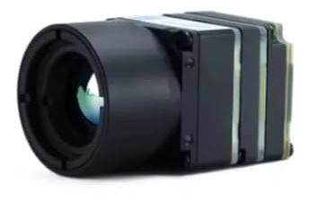 NPUOZHT 640X512 384X288 256X192 9,7-mm-Objektiv-Wärmebildkamera für FPV-Drohnen mit CVBS-Schnittstelle, langwellig 12um für RC-Mikrokameramodul Drone Parts(252X192)