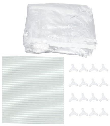Serra da giardino Copertura portatile in PVC trasparente Serra per interni Serra invernale Patio Cortile Balcone Design ampio spazio per piante grasse Fiori Piante 30 x 30 x 125 cm