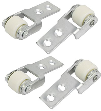 Sourcingmap 15mm Dia Wheel Sliding Door Track Guide Wheel Roller 4pcs