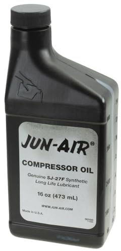 JUN-AIR Kompressoröl für Jun-Air Kompressoren 110005.000 (Kompressorenöl SJ-27F) Inhalt: 473 ml, Synthetik-Spezial-Öl SJ-27F IN