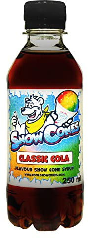 Slush Snow Cone Syrup - Compatible with ALL Slush Puppy Machines 250ml Bottles Pick Your Flavour (Classic Cola)