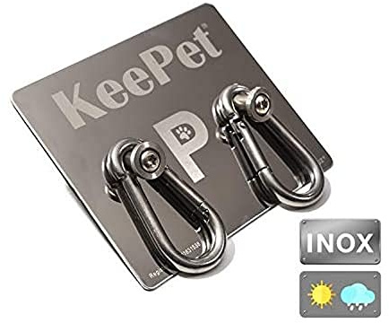 Normaluz K10000 - Estacionador Canino Homologada KeePet Acero Inoxidable 12x15cm