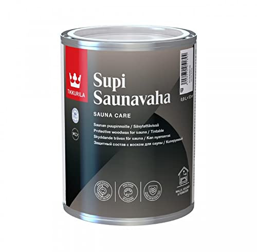 TIKKURILA SAUNAVAHA SUPI pour Protection DE Sauna 900 ML | Marron