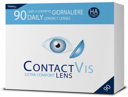 ContactVis Extra Comfort Lens 90 lenti a contatto giornaliere, -3,25