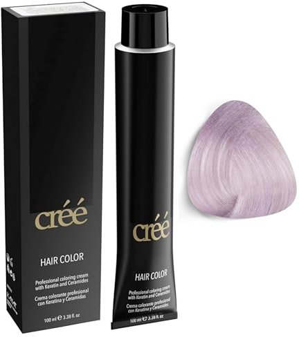 Cree Professional Lavender Blonde Series - Colorazione permanente per capelli, lunga durata, ricca e vibrante – Copertina grigia 100 ml (9.21 – Very Light Lavender Blond, 3.4 Fl Oz (Pack of 1))