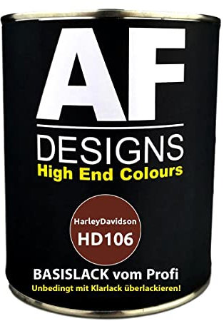 Alex Flittner Designs 250ML Motorradlack für HarleyDavidson HD106 Candy Brown Metallic spritzfertig