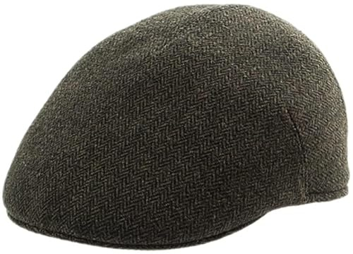 La Chasse Lodenhut Faustmann Schiebermütze Jagdmütze Oliv/grün Flatcap Oliv wasserabweisend Herreen Freizeitmütze von Oefele Jagd & Outdoor Shop