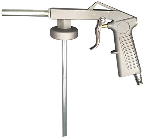 Druckluft Sprühpistole, Luft-Grundierungsspritzpistole, Druckbecherpistole Hohlraumpistole Druckluft-Spritzpistole Bedienende Stahl-Profi-Luft-Unterbodenschutzpistole für Autos
