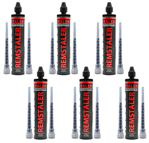 6x Remstaler VERBUNDMÖRTEL 300ml | -HÖCHSTE QUALITÄT- made in GERMANY | Injektionsmörtel | Montagemörtel | STYROLFREI
