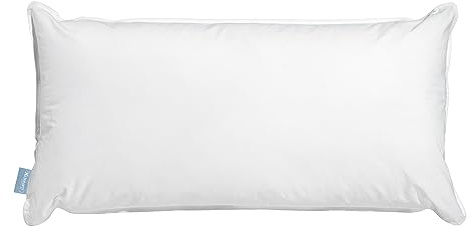 XDREAM Almohada de agua, almohada ortopédica con relleno ajustable, funda de algodón 100%, 50 x 70 cm, fabricada en la UE, color blanco