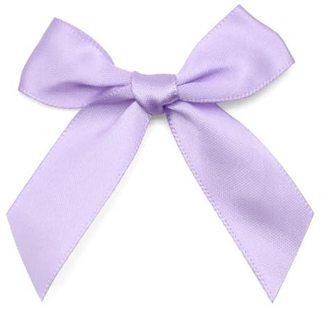 200 nastri di raso 7 cm, mini fiocco, decorazione piccolo fiocco di raso, fiocchi regalo, fiocchi per matrimoni, decorazioni di San Valentino, confezione regalo, lilla chiaro