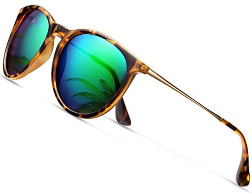 CHBP Polarized Sunglasses for Women Men - Trendy 2026 Vintage Classic Retro Round Mirrored Lens Designer Style