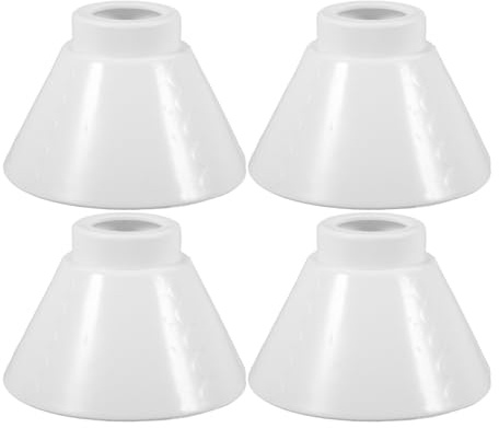 Generic 4Er-Set Lampenschirme E27 Ersatz-Lampenschirm Für Tisch- Und Stehleuchten Leichte Lampenabdeckung Aus Kunststoff 4.33 Zoll Für Wohn- Schlaf- Und Flurbeleuchtung