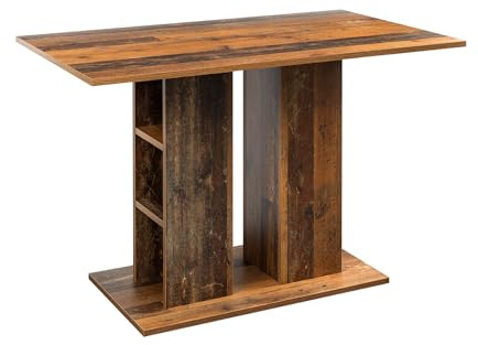 Riess Ambiente Esstisch Modena 110cm - Natur - Holzwerkstoff | 4 Sitzplätze, langlebig, Design-Highlight, natürliche Optik, bequemer Komfort, für Wohnzimmer, für Esszimmer