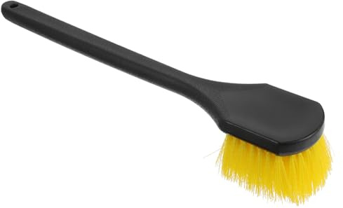 Alipis Brosse à Pneus et Jantes avec Manche Long Outil de Nettoyage pour Voiture Brosse de Lavage pour Pneus et Jantes