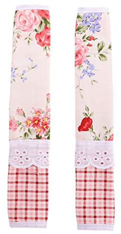 NUOBESTY 2 Pezzi Coperture Antiscivolo per Rosa per Frigorifero e Protezione per Morbido e Facile da Design Elegante e Adorabile per Amici e