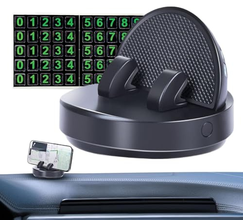 Byuexhp Dashboard mobiltelefonhållare | Bil instrumentbräda mobiltelefonhållare | Smartphone-hållare med parkeringsskiva för bil Transporter minivan