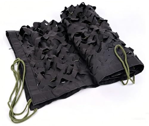 Red de Camuflaje Militar Malla Camuflaje Red Caza Protección Solar Tela Camouflajes Toldos Solar Velas para Camping Bosque Jardín(3.5X3.0m)