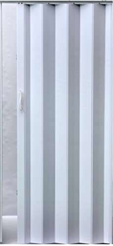 Falttür Schiebetür Tür Kunststofftür weiss farben Höhe 203 cm Einbaubreite bis 103 cm Doppelwandprofil Neu