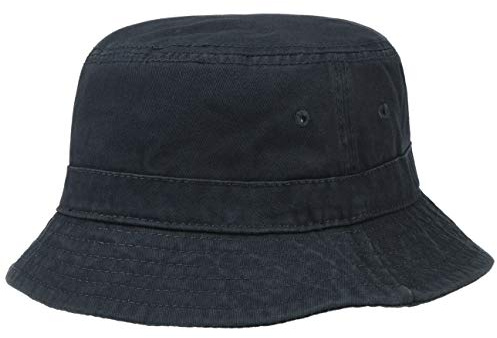Lipodo Schlapphut Damen/Herren - Hut aus 100% Baumwolle - Stoffhut L/XL (58-61 cm) - Sonnenhut Blau, Grau, Beige - Fischerhut knautschbar