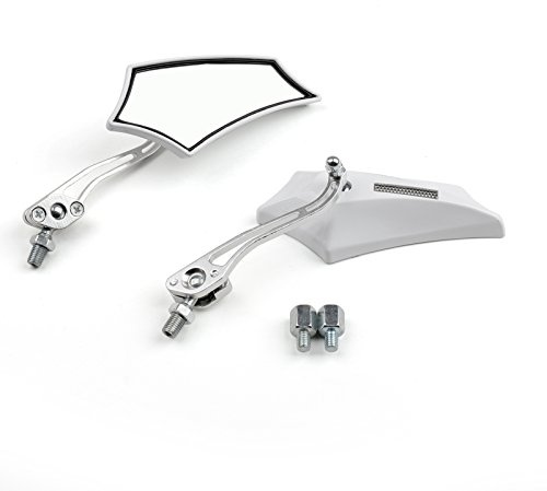 Topteng Motocycle Chopper Cruiser Street Dirt Bike Rear View Mirror Spiegel 8mm 10mm