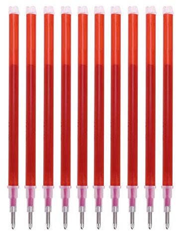 100 Stück Hitze Löschbar Stifte Minen für Stoff Durch Wärme abwischbare Markierung Stifte Minen für Schneider Nähen Quilten Schneiderei, Abwischbare Stifte Heat Erase Pens,Rosa