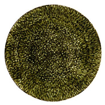 Costa Nova, Riviera collection, Vaisselle en grès, Assiette de présentation, Plat, forêts (vert foncé), 31 cm
