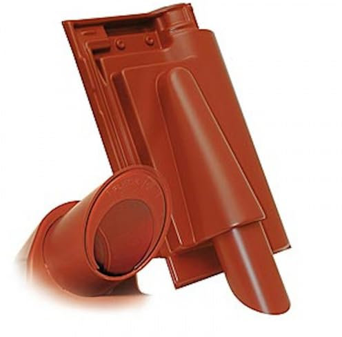 Fleck PVC Solardurchgang 50/70 mm für Koramic Alegra 15 Variante Farbe Koramic nussbaum engobiert